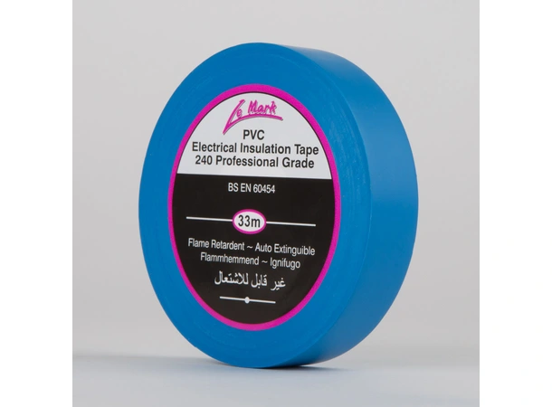 Le Mark PVC Tape BLUE 19mm X 33m